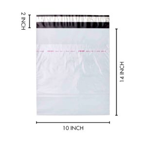 Courier Bags 50 Microns 10x14 Self Adhesive Poly Mailers Pack of 100 with POD Jacket