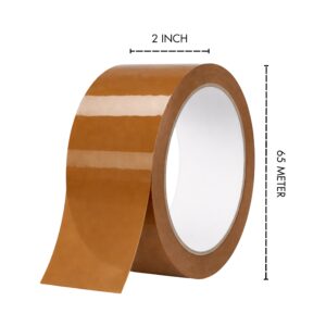 Self Adhesive Brown Tape 65 Meter x 2 Inch Pack of 1